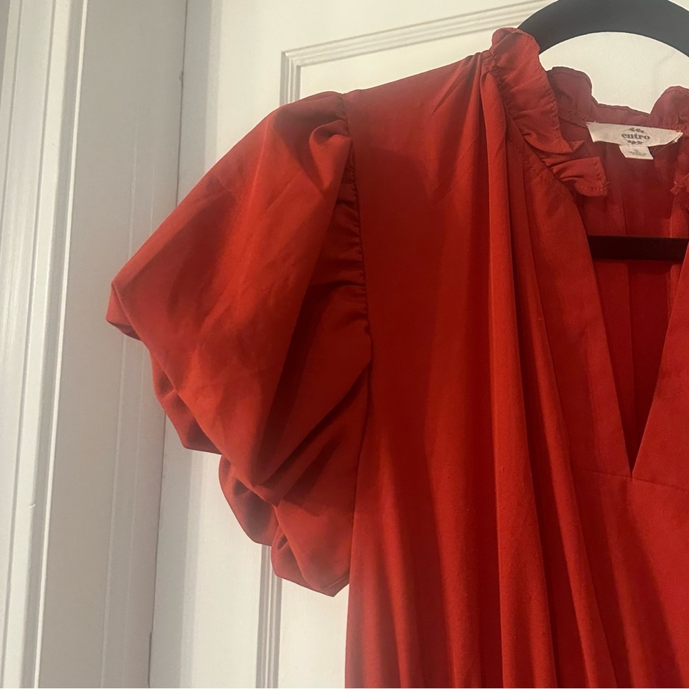 Red Maxi Dress - Picture 9 of 14